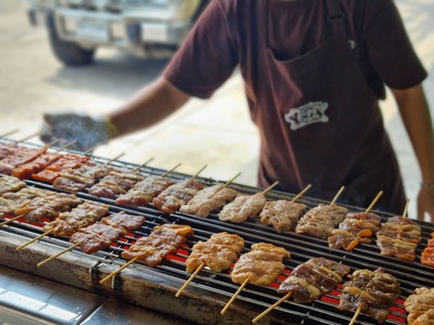 หมูปิ้งรสบาบีคิว