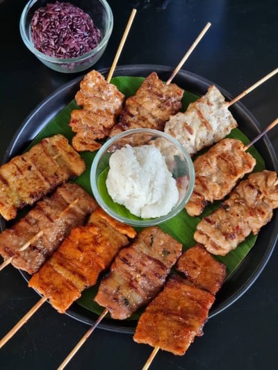 หมูปิ้งรสปลาร้า