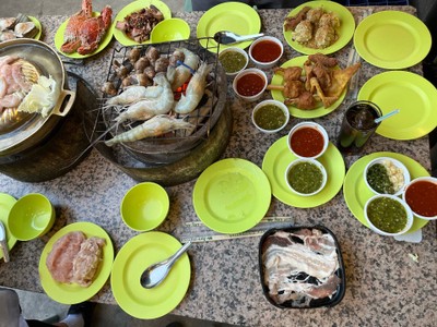 กุ้งใหญ่เผา