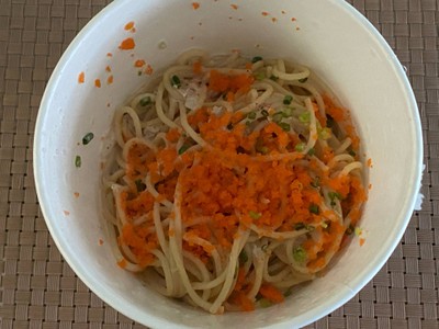 สปาเก็ตตี้ครีมไข่กุ้ง