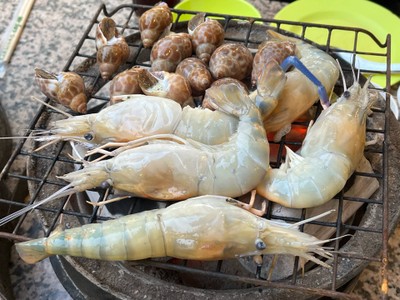 กุ้งใหญ่เผา