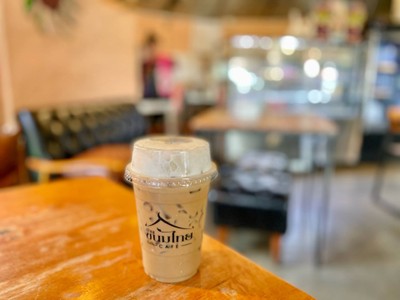 ☕️ Iced Cappuccino. (Price 55 Baht.)