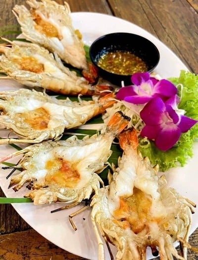 กุ้งแม่น้ำเผา