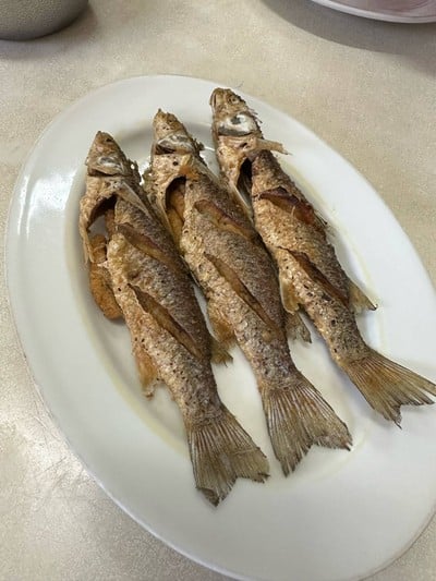 ปลากระบอกทอด