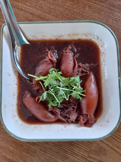 หมึกไข่ต้มหวาน