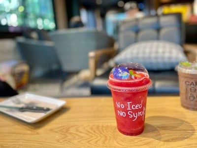 🍉 Watermelon Smoothie. (Price 120 Baht.)