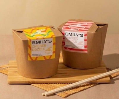 เส้นหมี่ไก่ฉีกเอมิลี่ เซทคู่