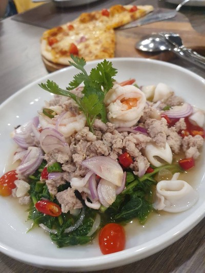 ยำผักกูด