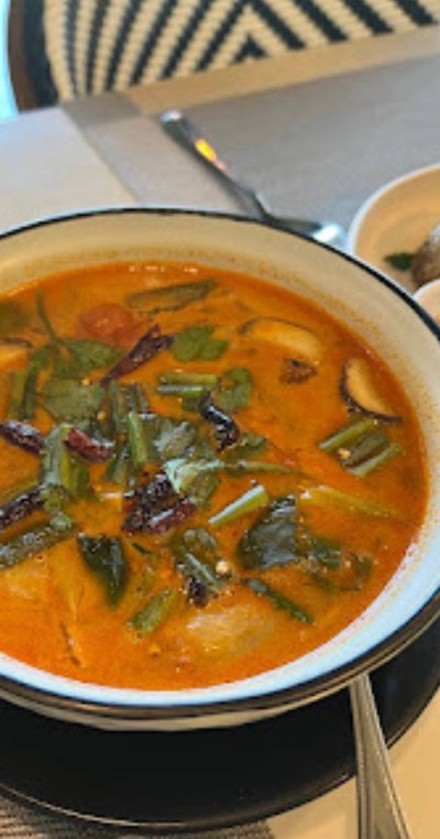 ต้มยำปลากะพงน้ำข้น