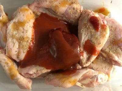 วิธีทำ ปีกกลางไก่อบซอสโคชูจัง วิธีทำ ปีกกลางไก่อบซอสโคชูจัง