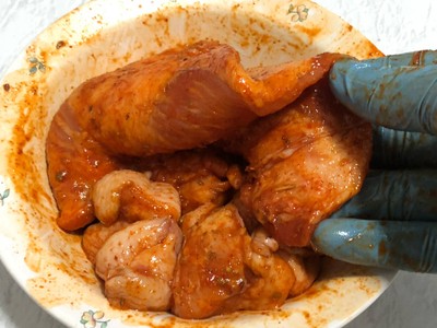 วิธีทำ คอหมู-ตูดไก่ย่างสไปซี่ วิธีทำ คอหมู-ตูดไก่ย่างสไปซี่