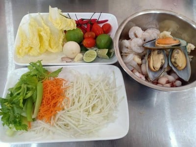 วิธีทำ ตำทะเลรวม #WongnaiCooking