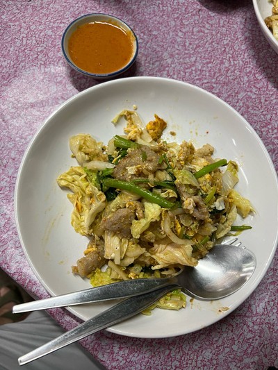 สุกี้แห้งหมู