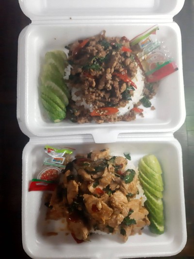 อิ่มอร่อย#กระเพราไข่ดาวป้าแหม่ม