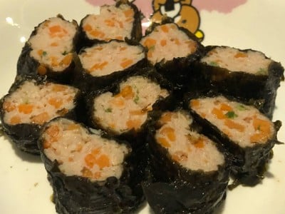 หมูเด้งห่อสาหร่าย