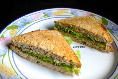 วิธีทำ แซนวิชขนมปังหน้าหมู