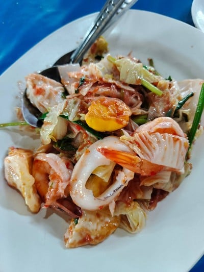 สุกี้แห้งทะเล
