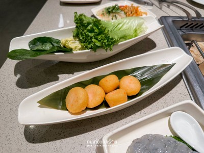 ลูกขิ้นกุ้งไข่ปลาสด 鱼籽虾滑