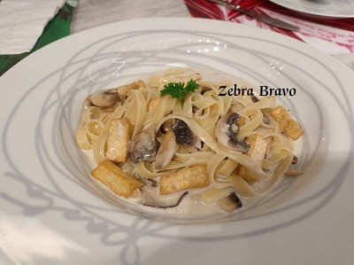 Fettuccine Mushroom In Cream