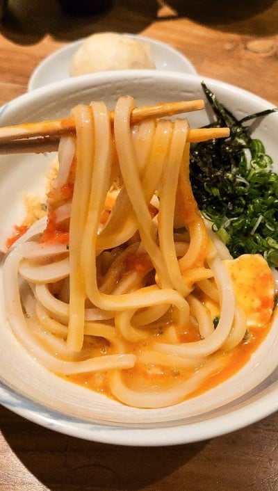 อูด้งไข่ปลาเมนไตโกะ