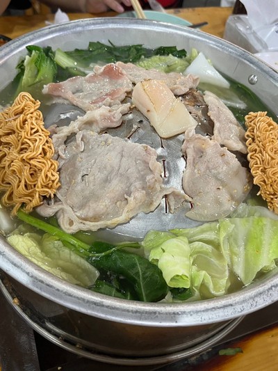 หมูกะทะชุดเล็ก400บาท/ขนาด600กรัม