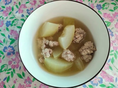 ต้มจืดฟักเขียวใส่หมู ต้มจืดฟักเขียวใส่หมู