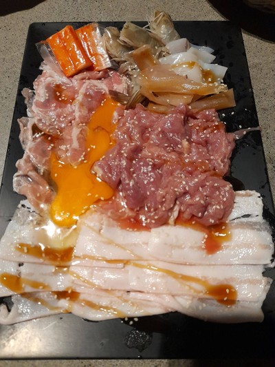 ชุดหมูจุ่มหน้าหม้อ ใหญ่
