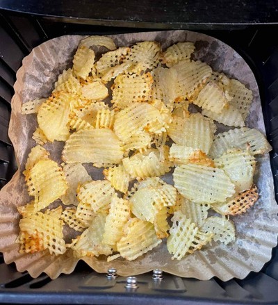 วิธีทำ Hot and Spicy waffle fries by Air fryer #WongnaiCooking