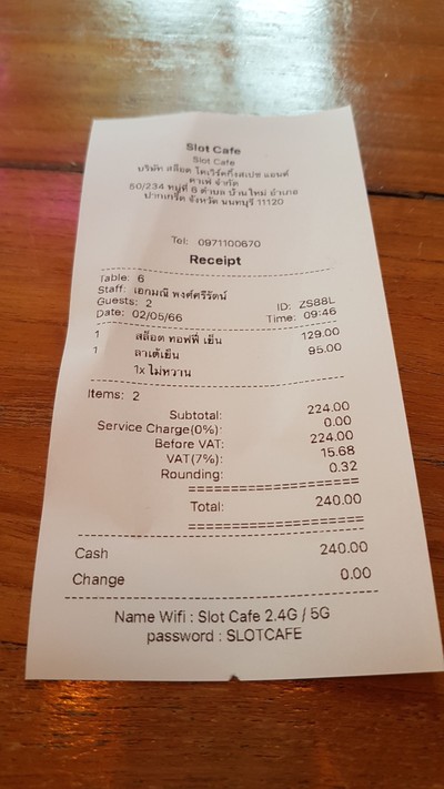 ป้ายราคาหรือสมุดเมนู