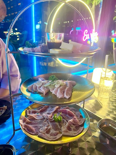 ชุดรวมหมูย่างเกาหลี