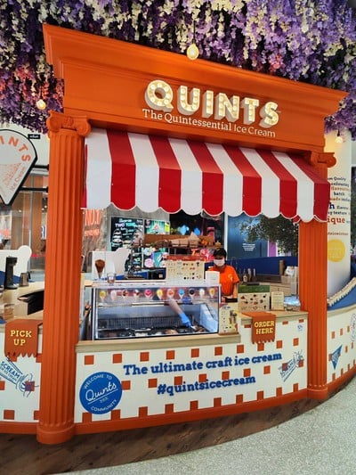 หน้าร้าน Quints The Quintessential Ice Cream โรบินสัน ไลฟ์สไตล์ราชพฤกษ์