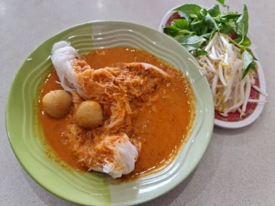 เมนูของร้าน ขนมจีนน้ำยาปลาทู สูตรคุณยาย สาขา 3