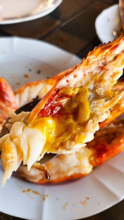 กุ้งใหญ่เผา