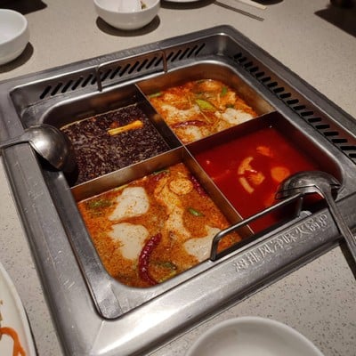 เมนูของร้าน Haidilao เซ็นทรัลเวิลด์