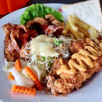 พอร์คกอร์ดองเบลอ+ฟิเรมิยองไก่