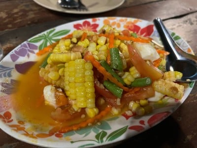 ตำข้าวโพดไข่เค็ม