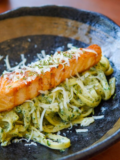 Spa Pesto Salmon