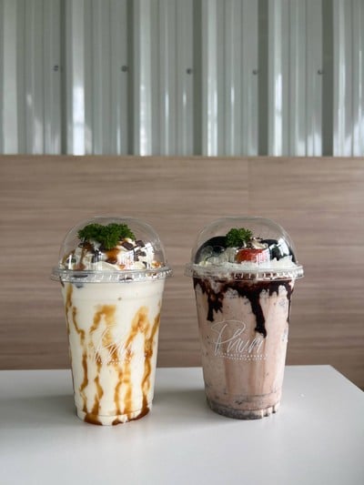 นมสดคาลาเมลปั่น