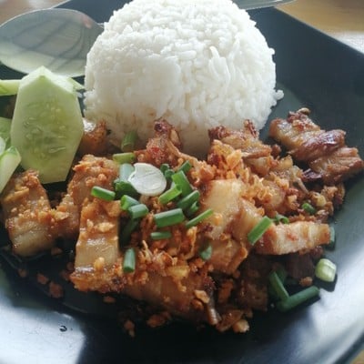 เมนูของร้าน ข้าวขาหมูรสทิพย์ -