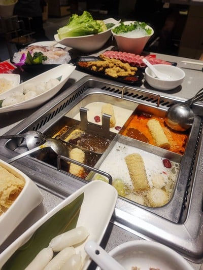 เมนูของร้าน Haidilao เซ็นทรัลพระราม9