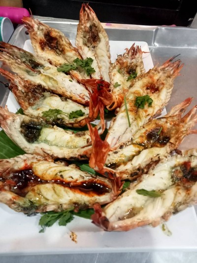 กุ้งลายเสือย่าง