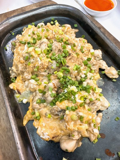 ออส่วนหอยนางรมกระทะร้อน