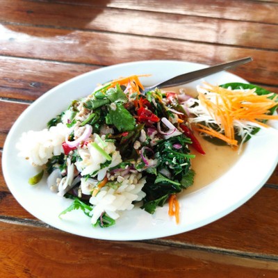 ยำผักกูด