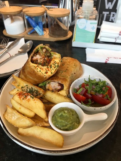 HANGRY Fried Chicken Burrito