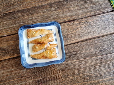 กิมเซีย (กุ้งห่อทอง) Golden Crispy Shrimp Rolls in Beancurd Skin