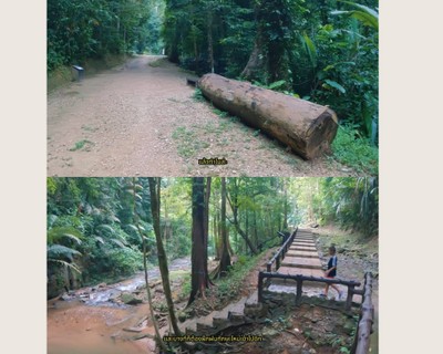 กางเต็นท์ เล่นน้ำ พิกัดลับ น้ำตกห้วยโต้ จ.กระบี่