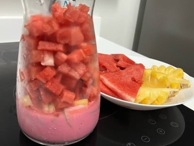 วิธีทำ พันซ์แตงโมเกาหลี (ซูบักฮวาแซ)