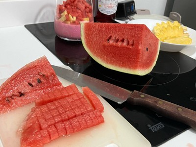 วิธีทำ พันซ์แตงโมเกาหลี (ซูบักฮวาแซ)