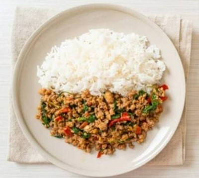 ข้าวกระเพราหมูสับ