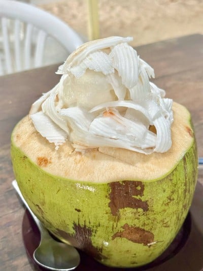 น้ำมะพร้าวปั่น